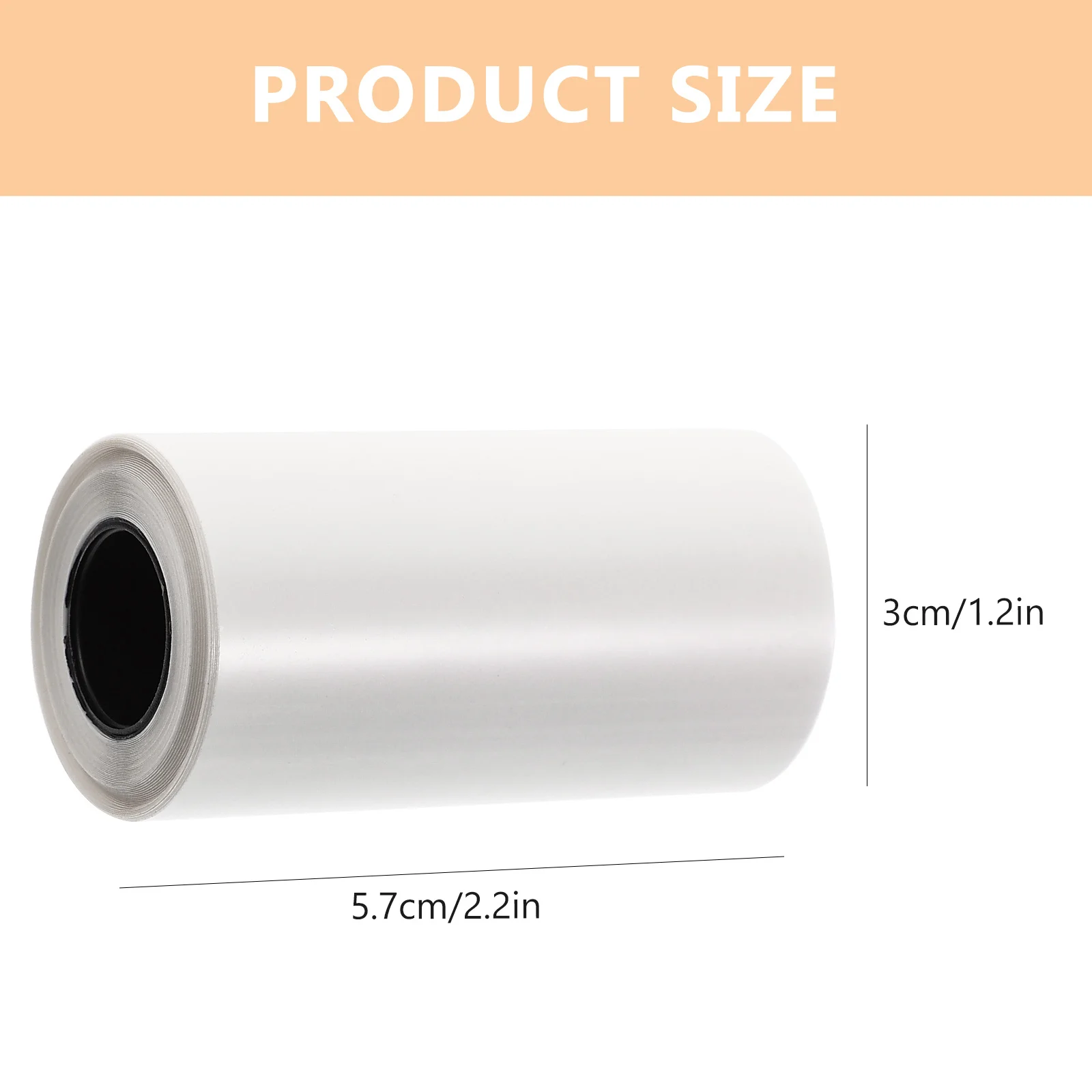 1 Roll Thermal Paper For Instant Camera Photo Sticker Printable Paper Rolls Replacement Refill Multipurpose Sticky Papers Office