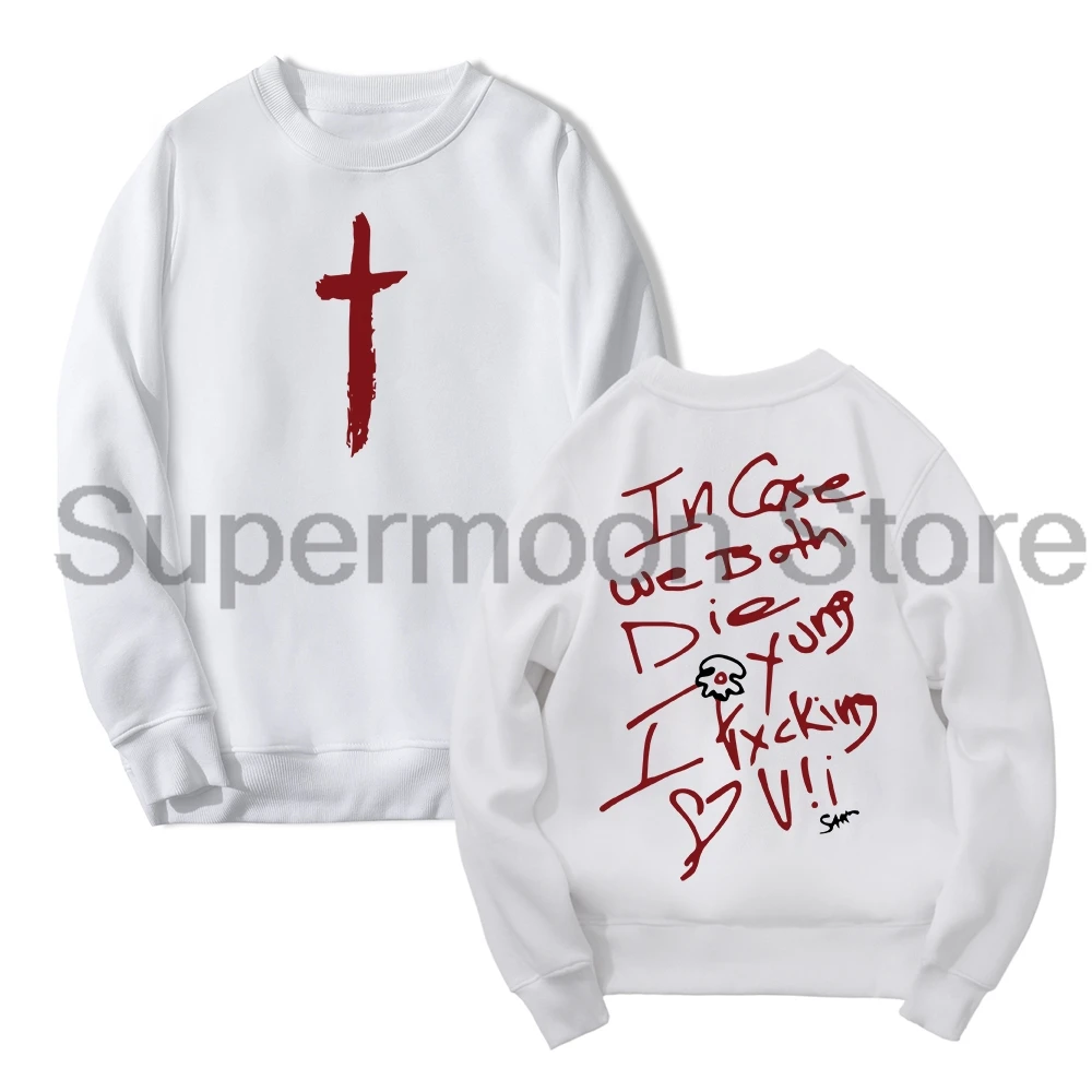 Saint JHN Tour 2024 New Logo Unisex Crewneck Long Sleeve Streetwear Men Women Sweatshirt Fashion Clothes