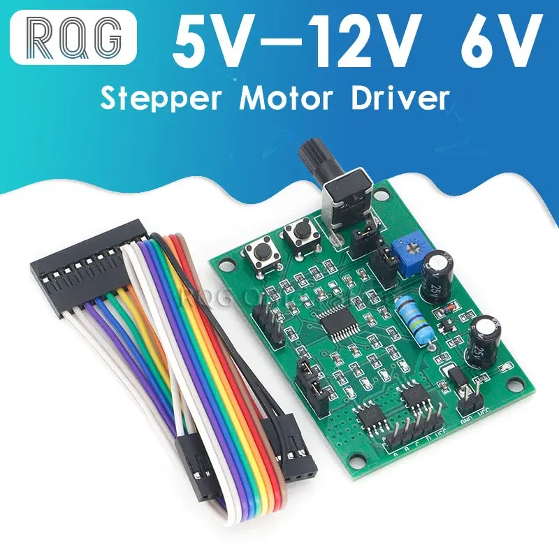 DC 5V-12V 6V Stepper Motor Driver Mini 2-phase 4-wire 4-phase 5-wire Multifunction Step Motor Speed Controller Module Board