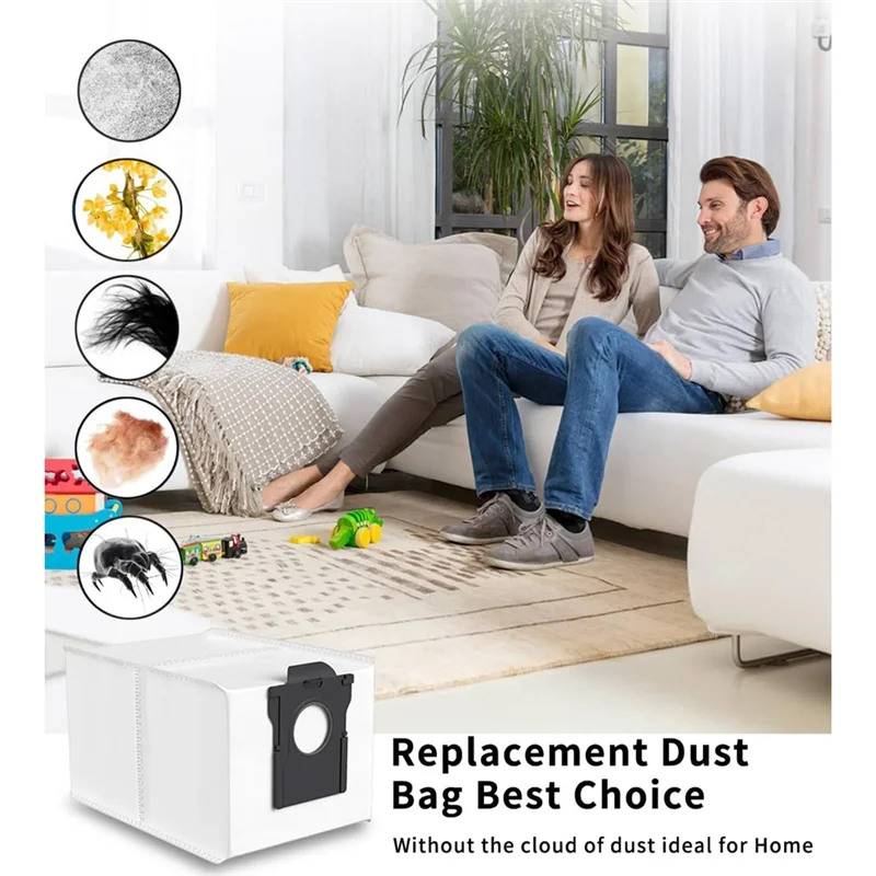 Förderung! Staubsaugerbeutel für Dreame X40 Ultra/X30 Ultra/L40 Ultra/L10s Pro Ultra/L10s Ultra Gen2 Roboter-Staubsauger-Ersatzbeutel