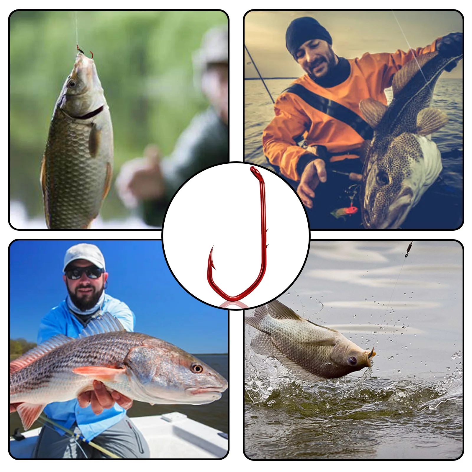 Hameçon Baitholder 9KM, 50-100 - Fishing Hook Offset avis et prix