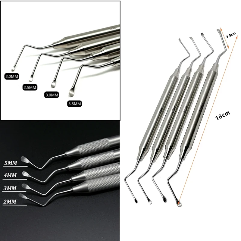 

Набор Стоматологическая кюретка Gracey, пародонтальный скалер, кюретка из нержавеющей стали Perio, инструменты для чистки зубов