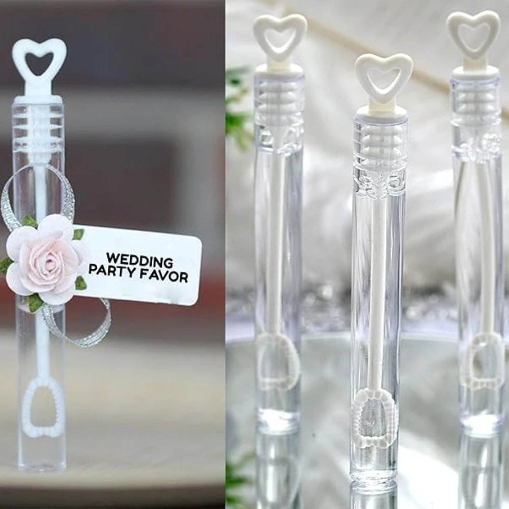 10-300 قطعة الحب القلب فقاعة أنبوب شفاف فقاعة الصابون زجاجة شكل قلب أنبوب فقاعة عصا حفل زفاف وعيد ميلاد ديكور الهدايا #2