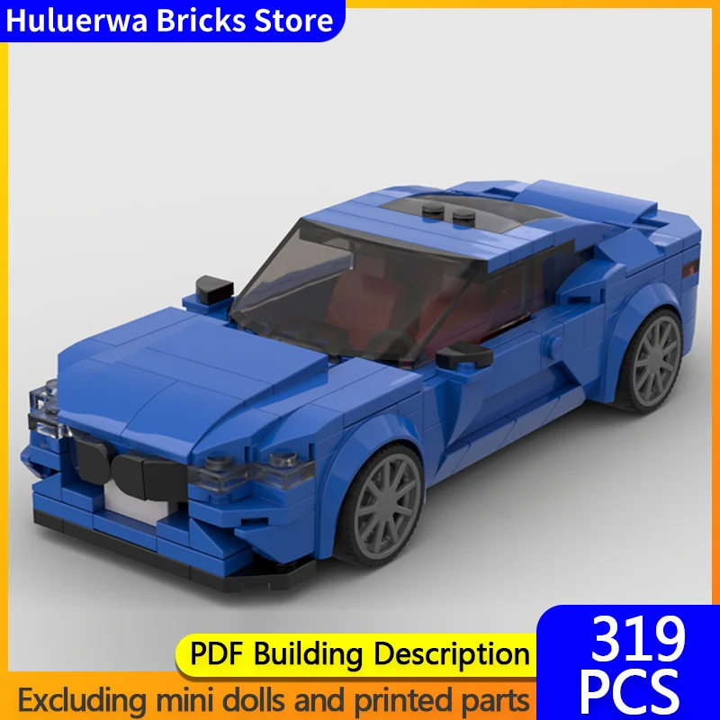 

Speed Racing Car Model MOC Building Bricks M8 Top Tier Sports Car Modular Technology Gifts Holiday Assemble Children Toys Suit