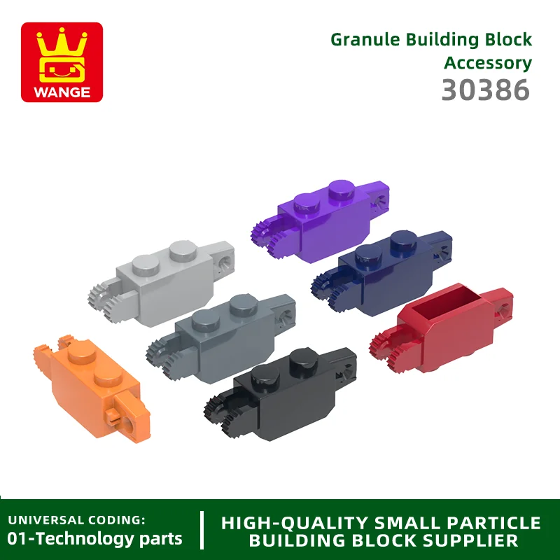 20Pcs/lot 30386 Hinge Blocks on Both Sides Moc Color Buckle Accessories Compatible with Bricks DIY Children Toy Building Block