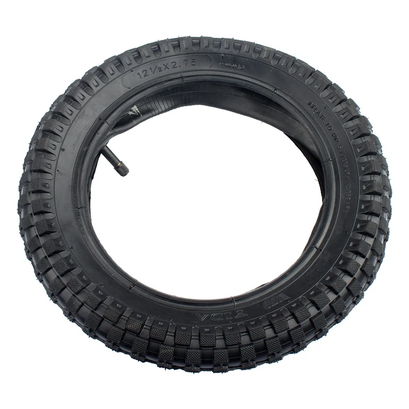 2X Motorcycle Bike 12 1/2X2.75 Tire Inner+Outer Tire For 47Cc 49Cc Dirt Pit Bike Motorcycle Bike