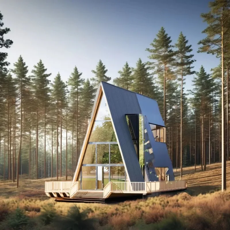 YG مصنع حاوية منزل جاهز المحمولة منزل صغير وحدات فيلا المنازل منزل صغير ضوء الصلب بيوت فيلا الجاهزة #1