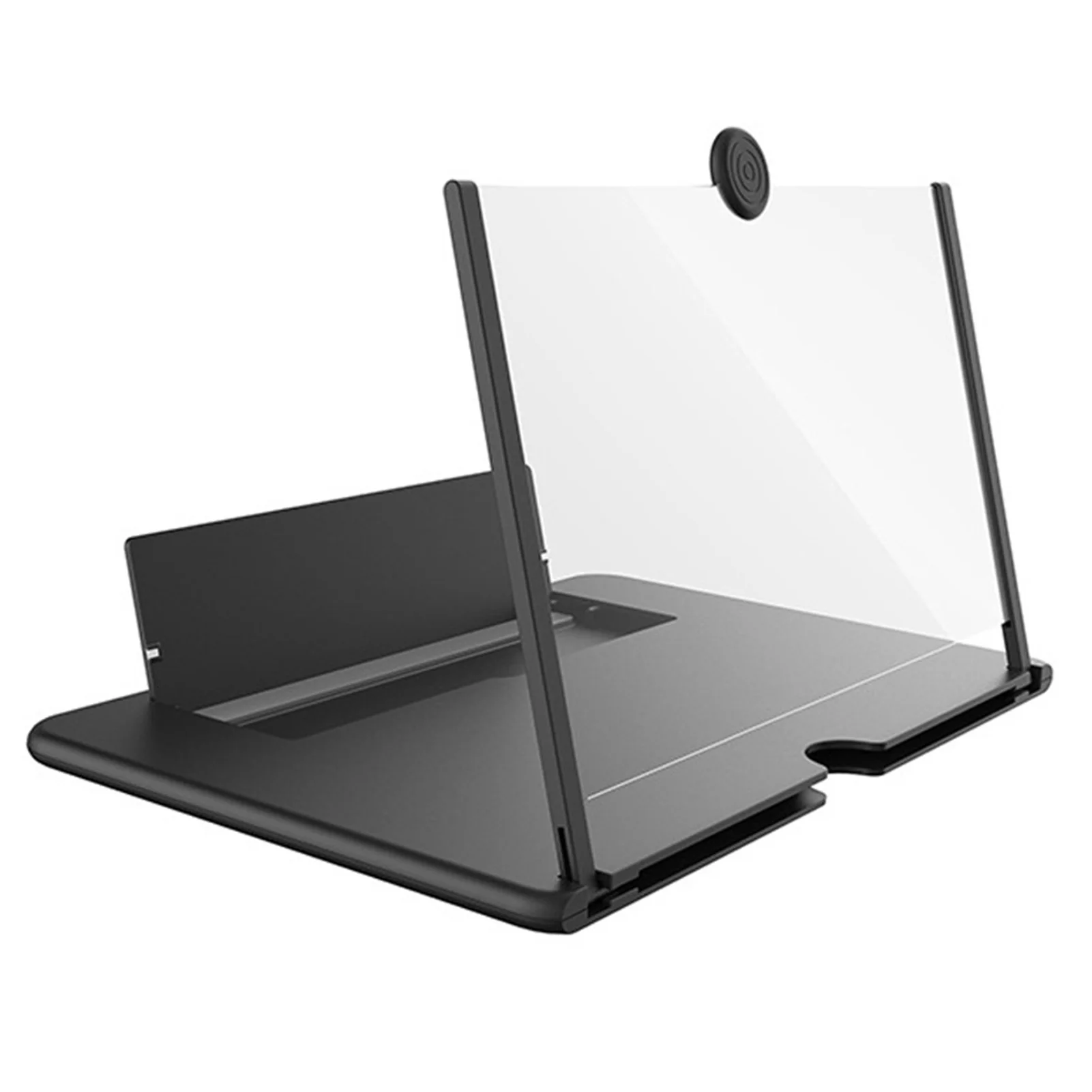Cell Phone Screen Amplifier 14in Pull Out Foldable Eye  Screen Magnifier for Movie Video Black Mobile Phone Amplifier