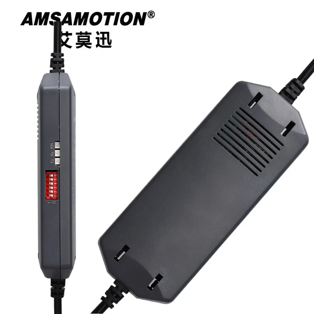 Amsamotion S7-200 PLC Programming Cable PC-PPI+ Adapter For Siemens 6ES7901-3CB30-0XA0 Download Line 187.5kbps Support WIN7/XP