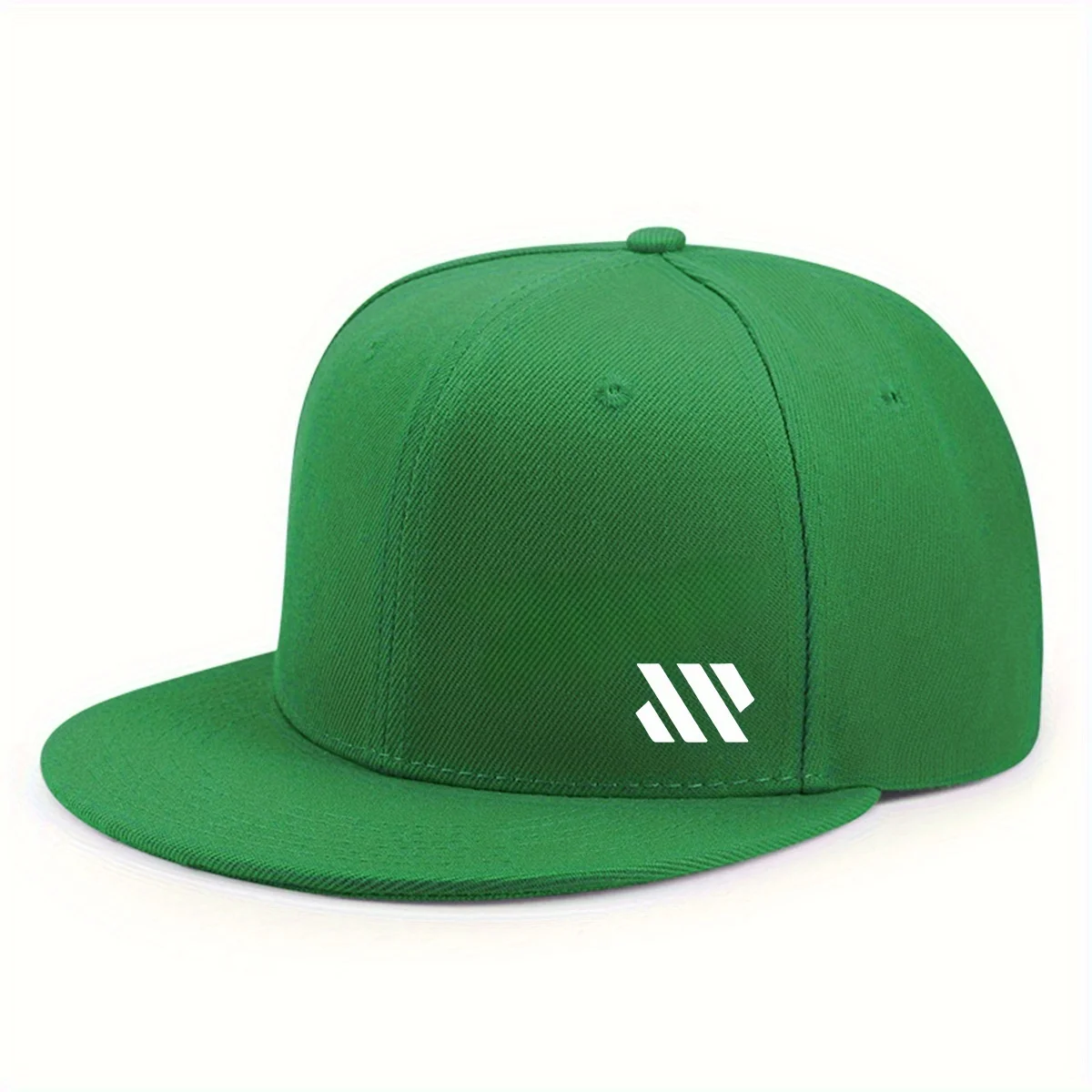 Baseballmütze mit weißem Logo, Unisex, verstellbar, atmungsaktiv, flache Krempe, leichte Outdoor-Reisemütze, Kopfbedeckung – Detail 6