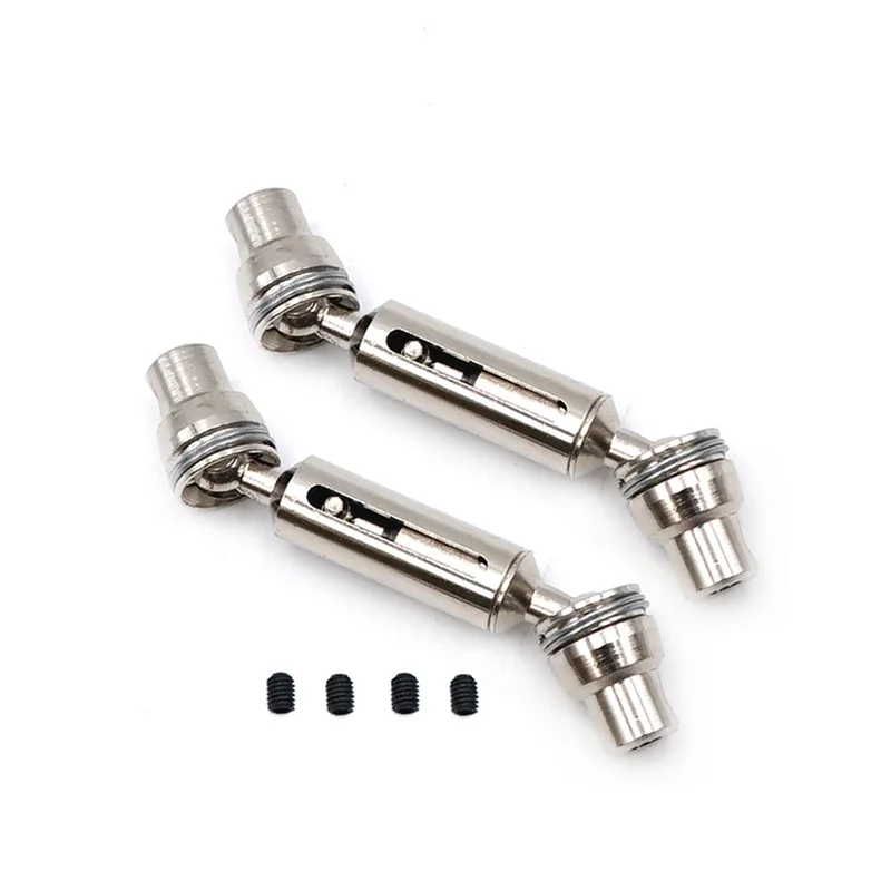 AS96-6X Metal Front Rear Drive Shaft For 1/16 WPL B16 B36 Henglong 6WD Truck RC Car Spare Parts