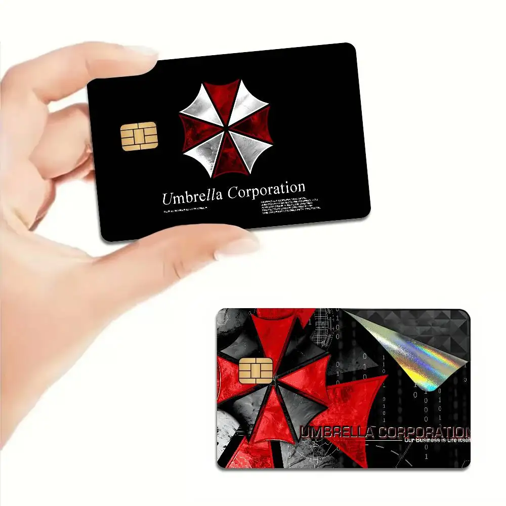 EVILS R-RESIDENT GAME Game Anime Sticker Film Skin Cover Case for Small Large No Chip Debit Credit Card Front Side