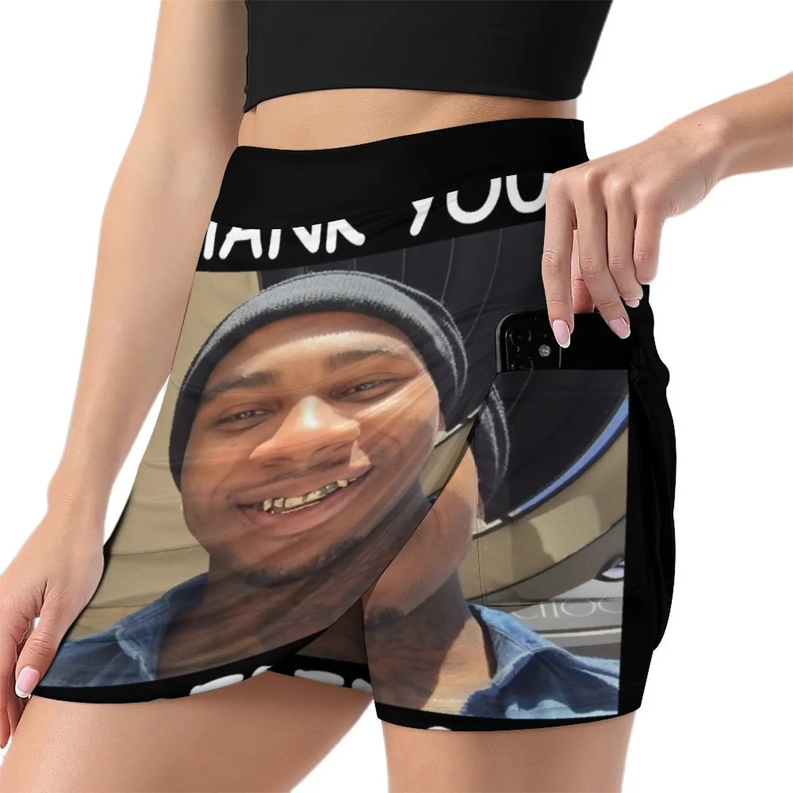 LIL B THANK YOU BASED GOD TYBG Mini Skirt skirts for womens fairy grunge Miniskirt