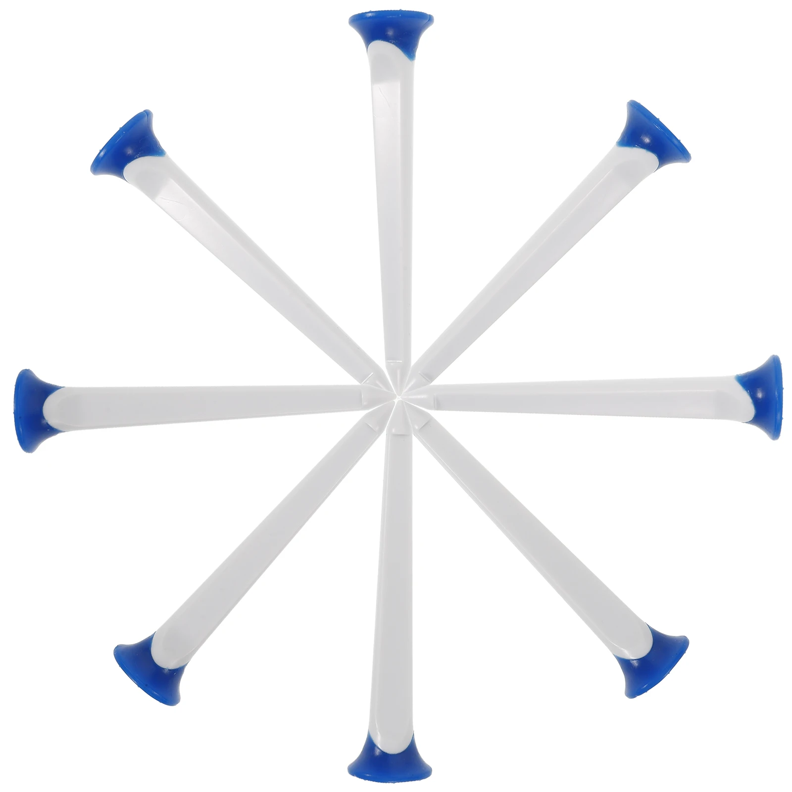 10 قطع من تي شيرتات الجولف Tpe متينة وقوية وحامل كرة ضحل للاستخدام الداخلي والخارجي ملحقات ممارسة استبدال سبايك الجولف #4