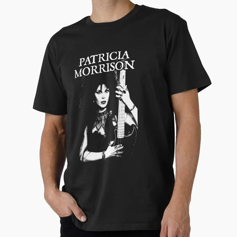 

patricia morrison 80s Horror Movie Elvira mistress of the dark Scary Halloween gift T shirt for man All size Tops 100% cotton
