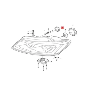 10 Hauptverkaufsabdeckung Leuchtturm Golf 4 - №8