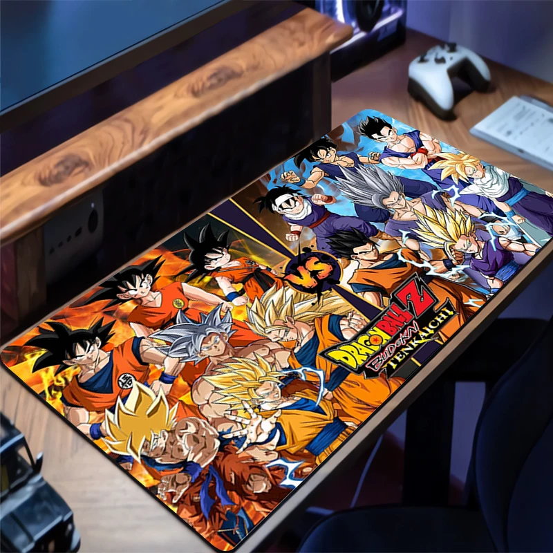 Tapis de souris Dragon Ball Gaming Anime XXL, grand tapis de souris pour gamer, tapis de clavier XXL, tapis de bureau PC, tapis souris