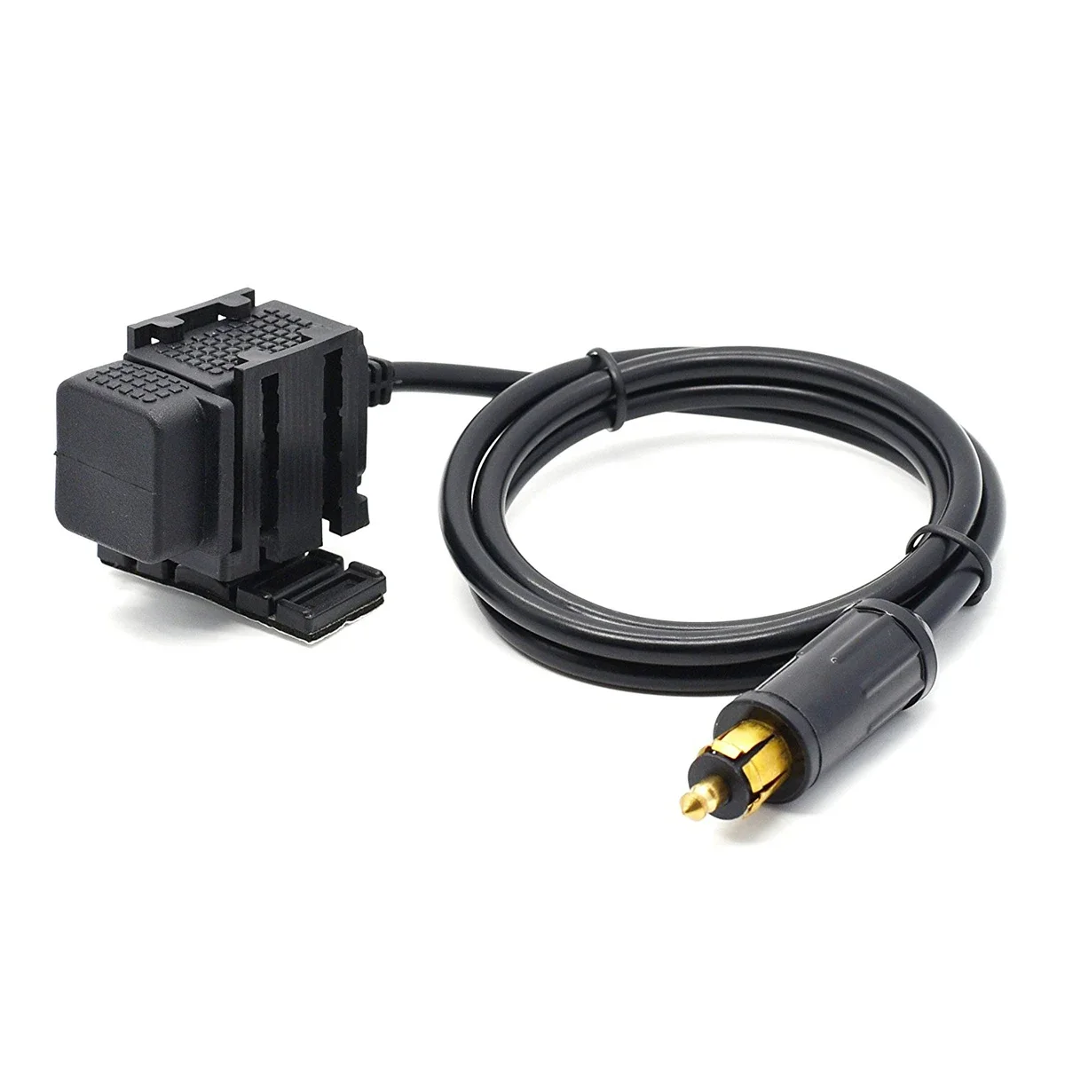 Motorfiets Lader 4.2A Dual Usb Charger Socket Power Adapter Met 160Cm Kabel Voor Bmw Din Hella Plug Telefoon/iphone/Gps