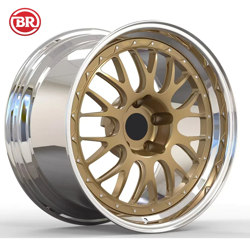 Borui Custom Forged E88, M3 E46 E36 E10 M2 M3 M4 Luxury Wheels, 2-piece 5X120 5X130 5X112 Racing Car