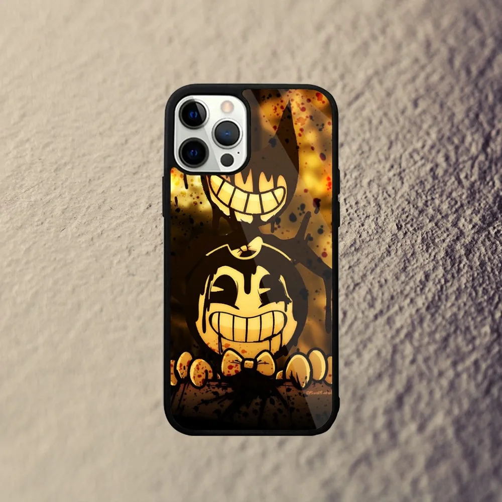 Game B-Bendy And The I-InkMachine Phone Case For iPhone 16,15,14,13,12,11,Plus,Pro,Max Mini Magsafe Magnetic Wireless Charging