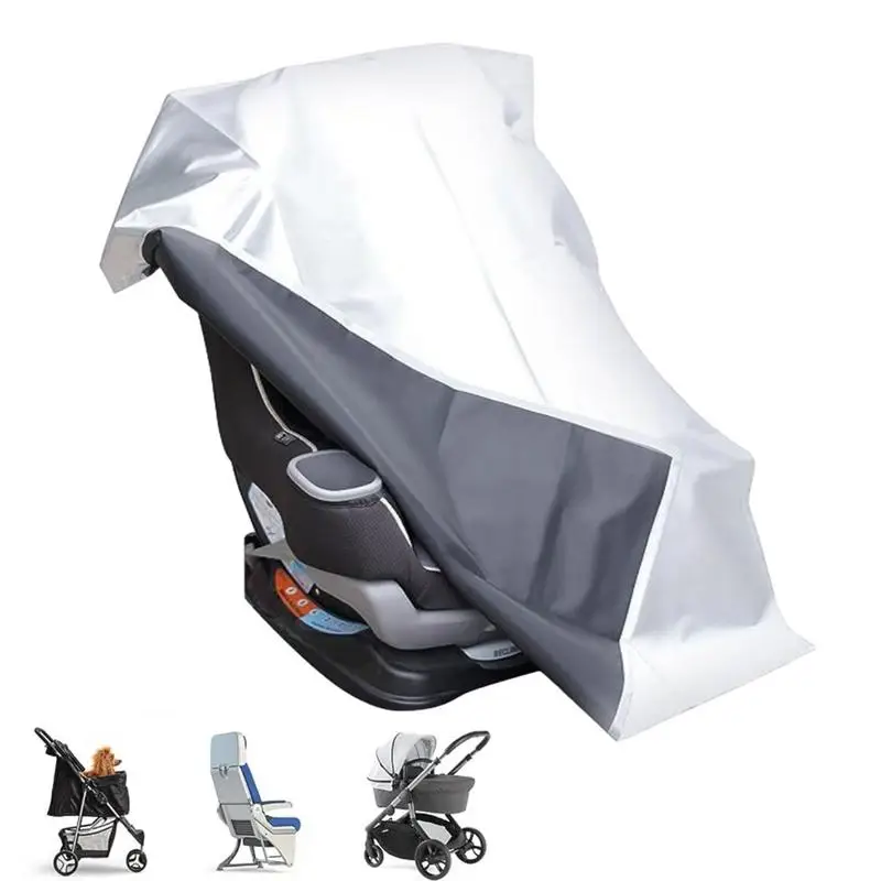 Car Seat Sun Shade Cover Kid Car Seat Sun Shade Cover Comfortable Car Seat Cooler Kids Travel Accessories Car Seats Heat