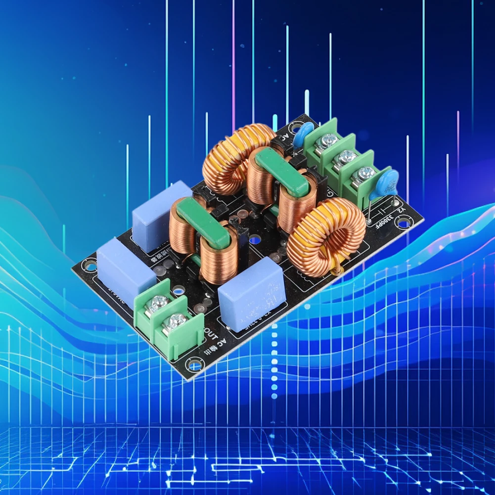 4a 10a 20a 3-stufige Emi-Leistungs filter platine emi elektro magnetische Interferenz reinigen die Gleichstrom-Differential-Audio verstärker platine