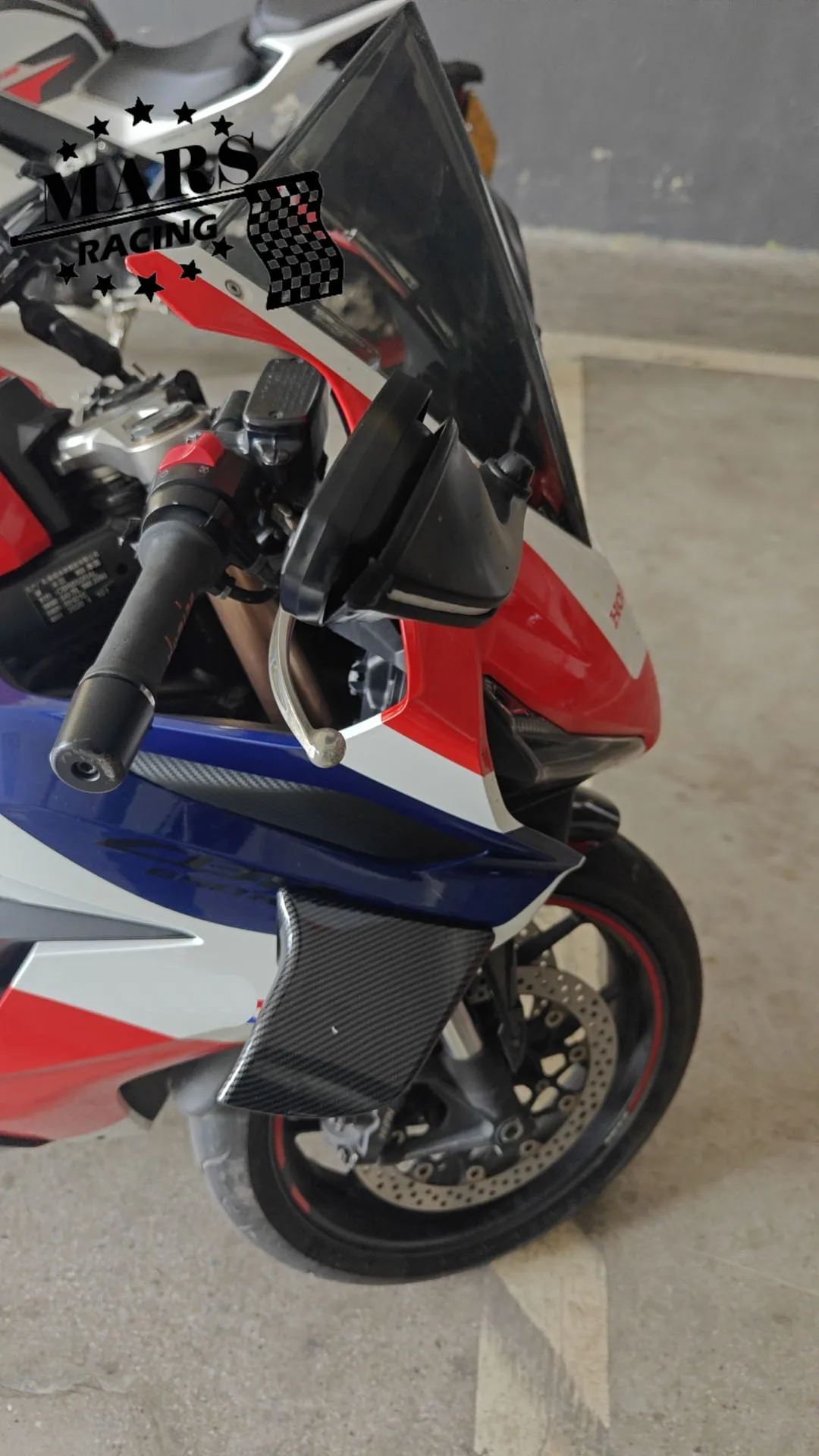 for Honda NEW CBR650R cbr650r 2018-2022 2023 Motorcycle cornering lamp Front Light Cowl Side Winglet Wind Fin Spoiler Trim Cover view 4