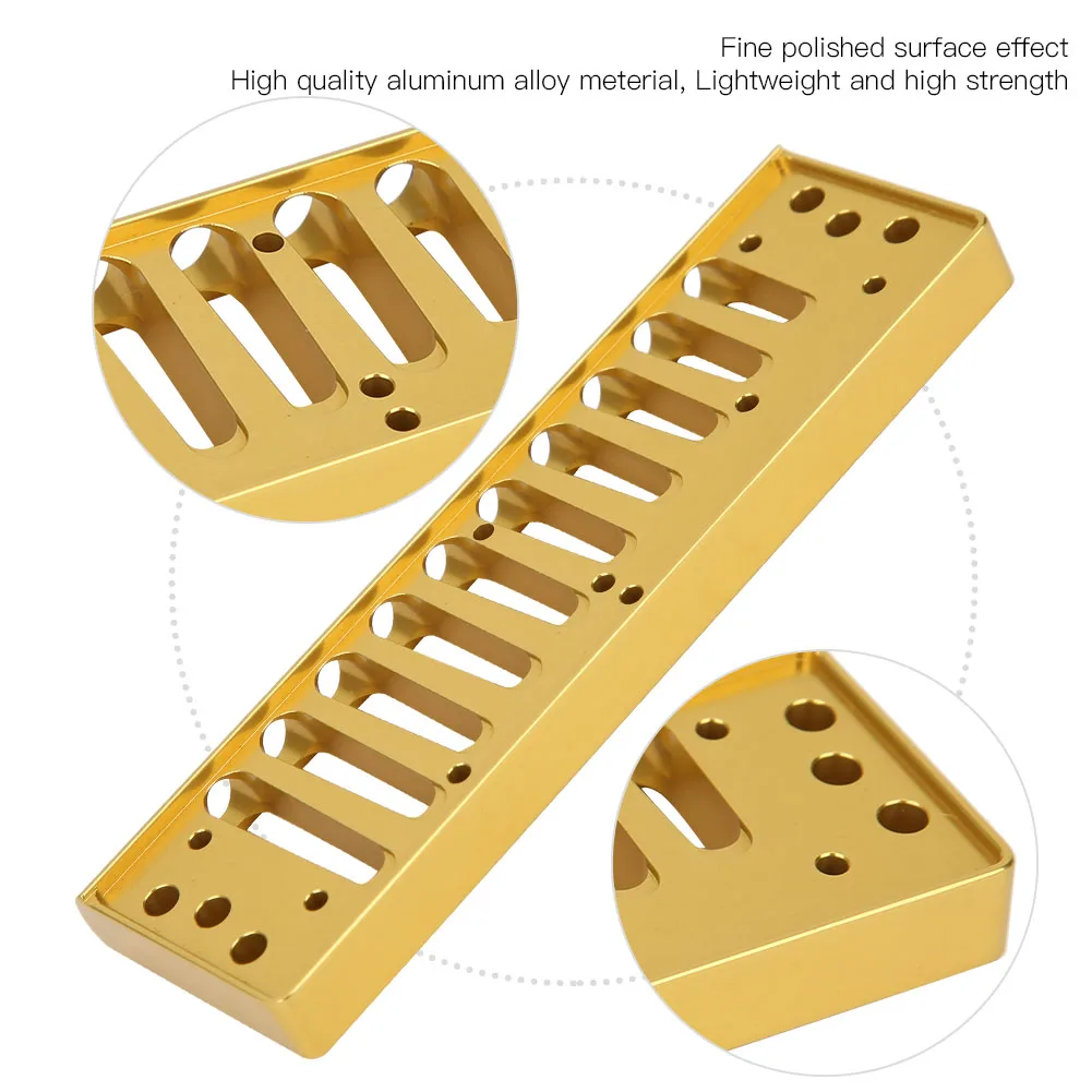 Harmonica Comb 10‑Hole Blues Harp Comb Part for HOHNER SP20 Aluminum Alloy Harmonica Accessory