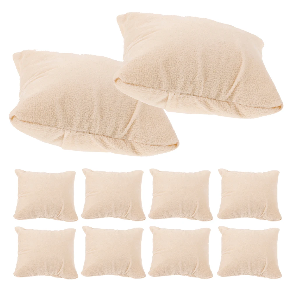 

20pcs Display Pillow Bag Silk Cotton Jewelry Watch Bracelet Exhibitions Velvet Tray Cushions Home Store Events