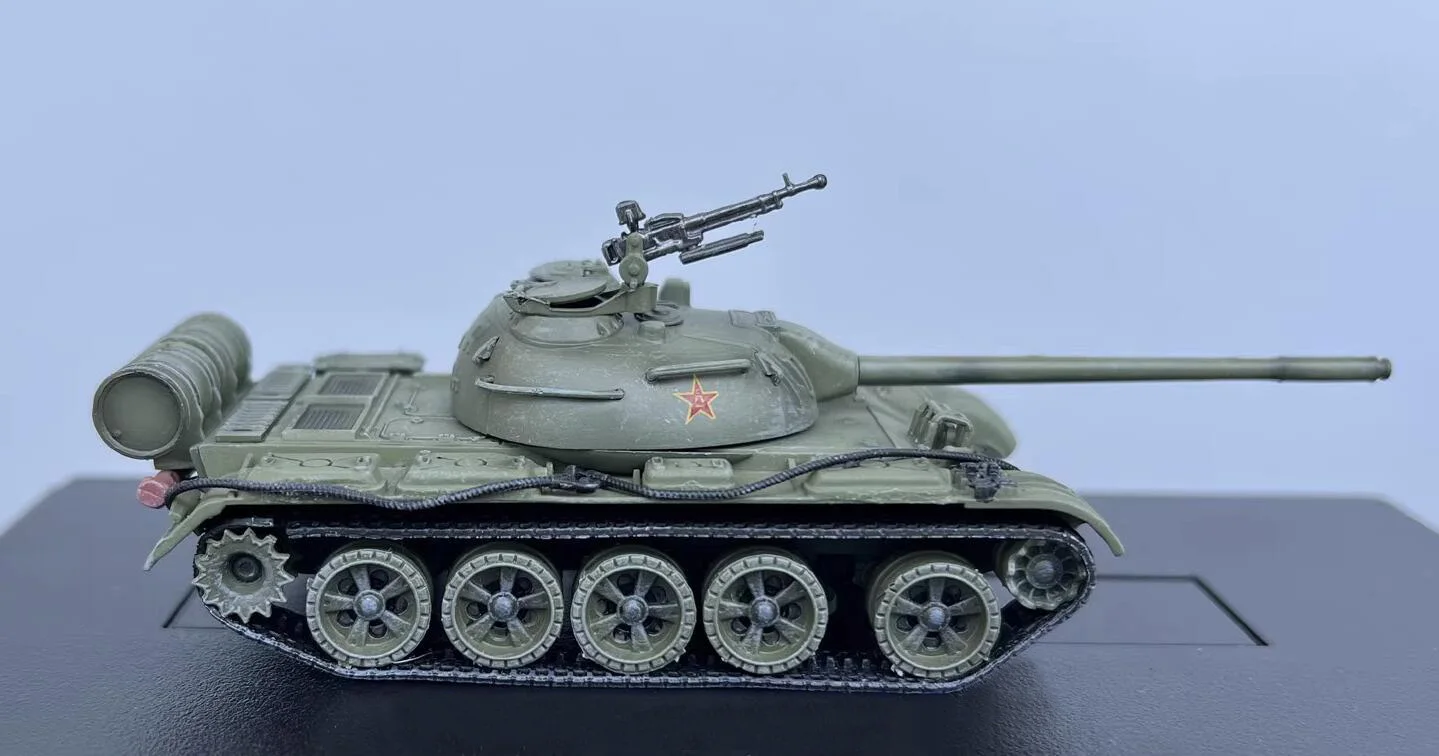 1/72 Chinese Type 59 Main Battle Tank Model  Military green coating  Finished product collection model