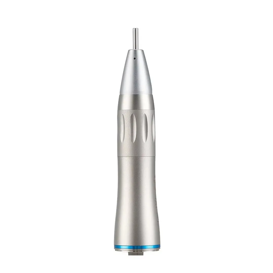 Dental 1:1 Drive Speed Straight Handpiece Fiber Optic for NSK Ti-MAX X65L Dentistry Low Speed Handpiece Blue Ring E Type Motor