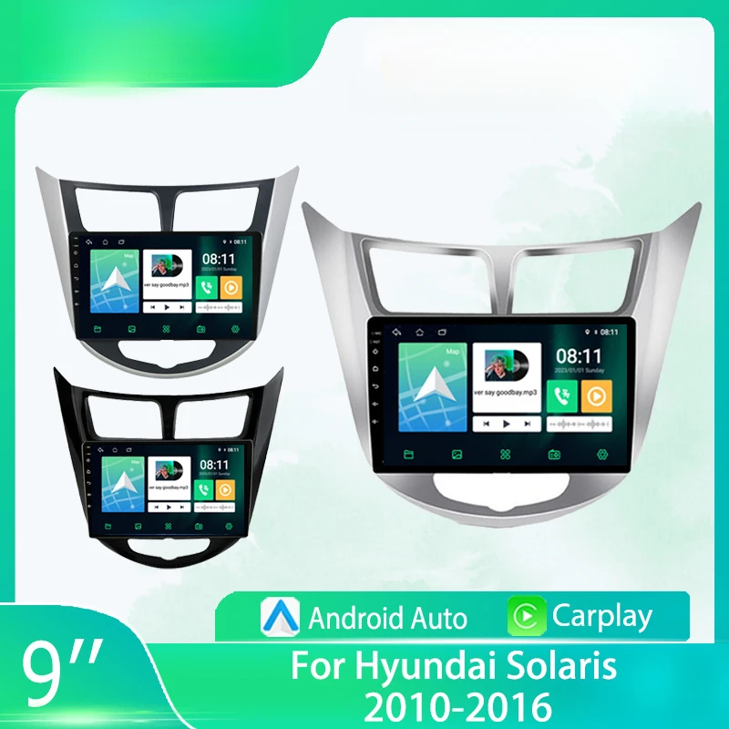 

For Hyundai Solaris 2010 2011 2012-2016 Car Multimedia Player Android Car Player GPS WIFI Carplay 4G Car Radio Navigation Stereo
