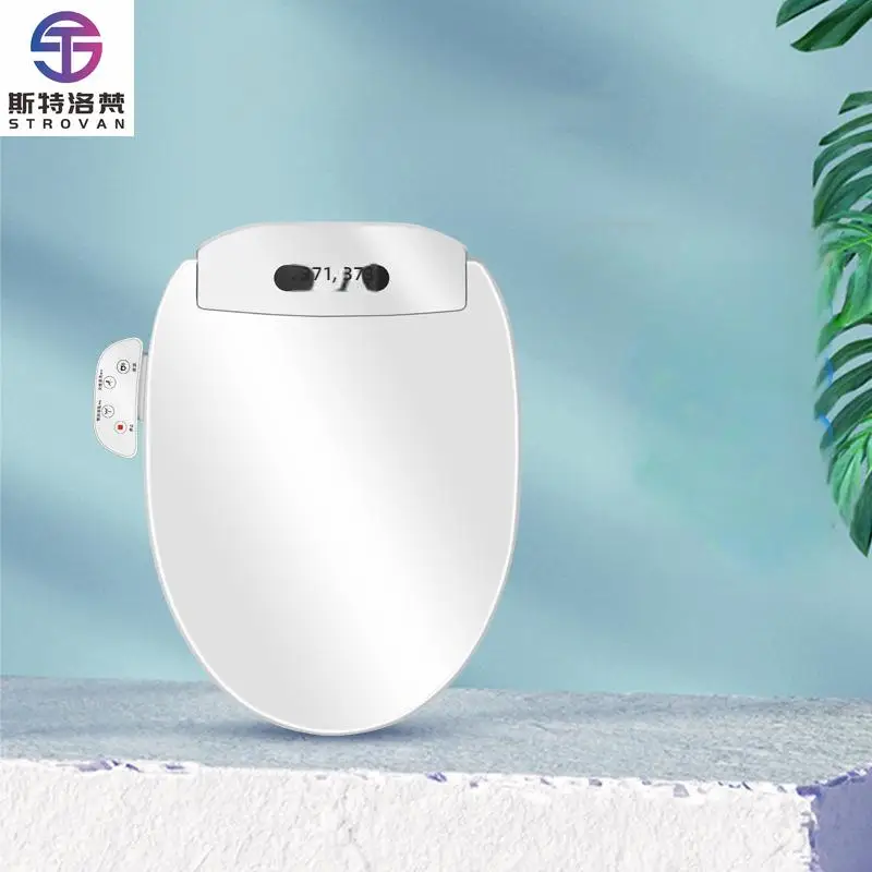 

ZXHK Modern Electric Heated Bidet Toilet Seat Cover 110V/220V Wholesale Set Automatic Commode Kit with Plastic Material