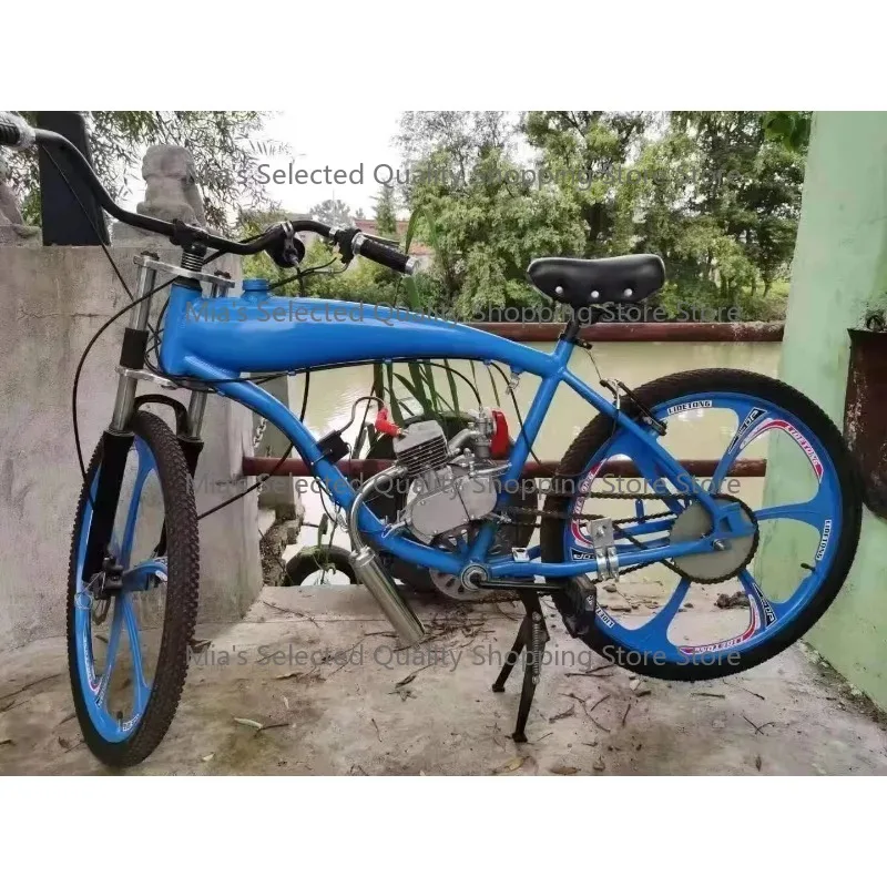 Complete 2-Stroke Electric Bicycle Engine Kit for Motorcycle Projects Mountain Pocket Bike Motor 50cc/60cc/80cc/100cc