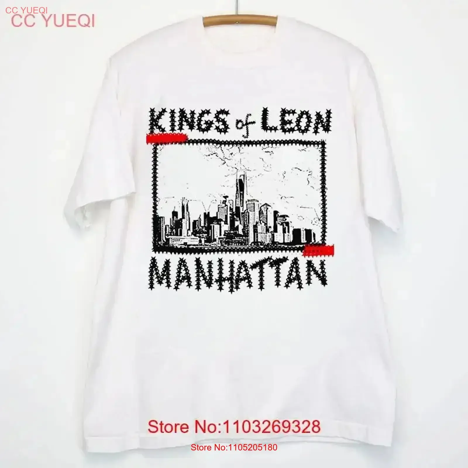 Kings Of Leon Manhattan T shirt Full Size S 5XL vintage Washed Comfortable graphic streetwear Breathable Soft fashion vintage