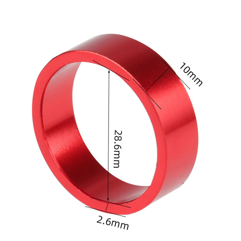 Bike Fork Spacer 28.6mm Stem Fork Washer Easy Installation Enhanced Performance For Bike Performance Improved Stability