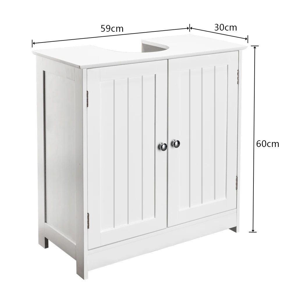 Bathroom storage cabinet, 2 floors standing storage cabinet with door, independent toilet roll up rack, toilet storage cabinet