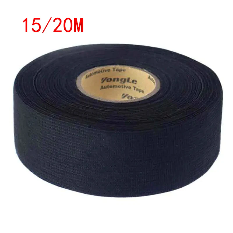 New Width 15mm*15M Electrical Insulation Tape Heat-resistant Wiring Harness PET Bundle Flame Retardant Tape