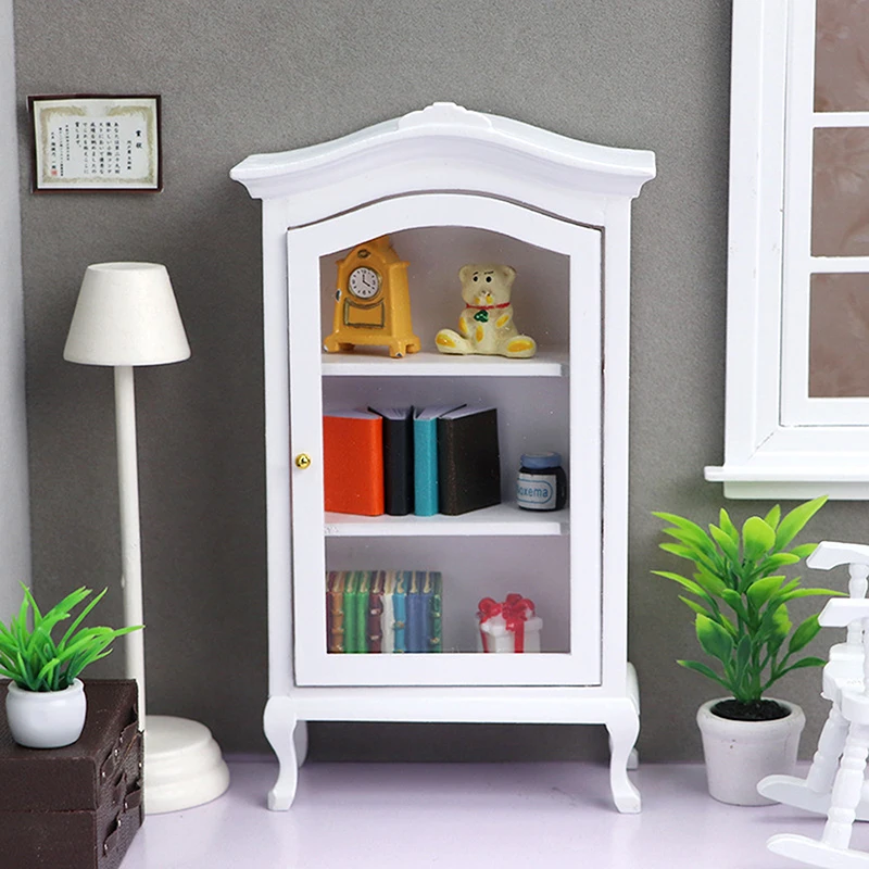 Doll House Model Toy Furniture Accessories Miniature Display Cabinet Collection Cabinet Micro Landscape DIY Scene Props Ornament