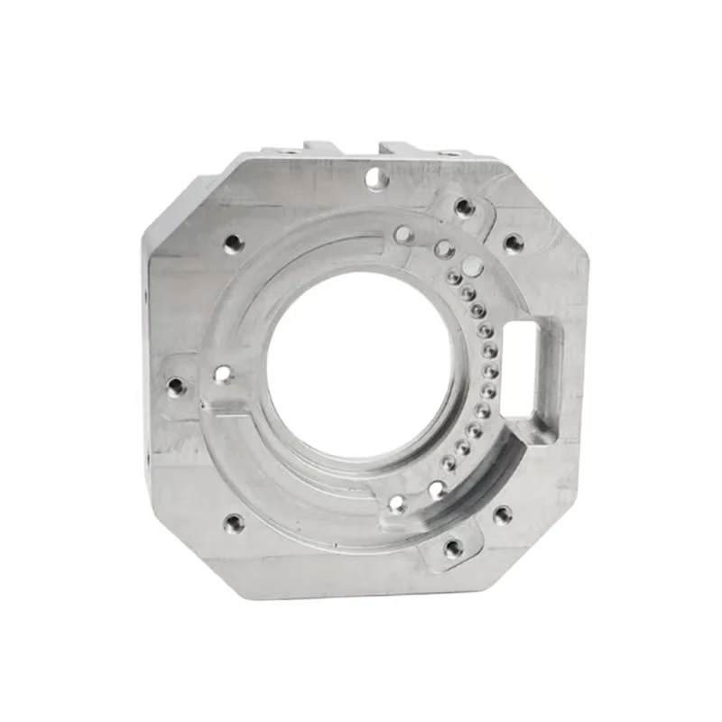 Custom CNC Machined 304 Stainless Steel Split Instrument Enclosure Multi Counterbore Hole Sealed Sensor Housing