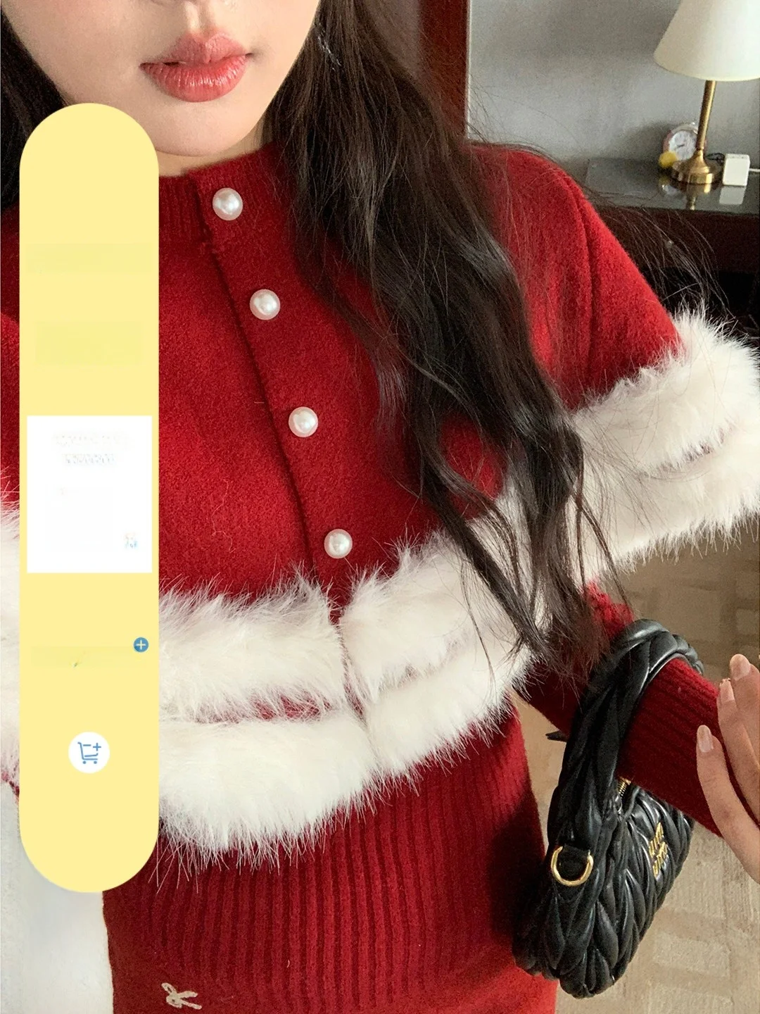

Land Xiao Tu an Knitted Long Sleeve Cowl Neck Short Skirt Set Korean Style Gentle Soft Youthful Three Piece Set for Women