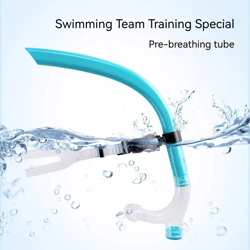 Professional Diving Swimming Snorkel Pool Deep Sea Snorkel Underwater Freestyle Pre-Breather for Air Exchange