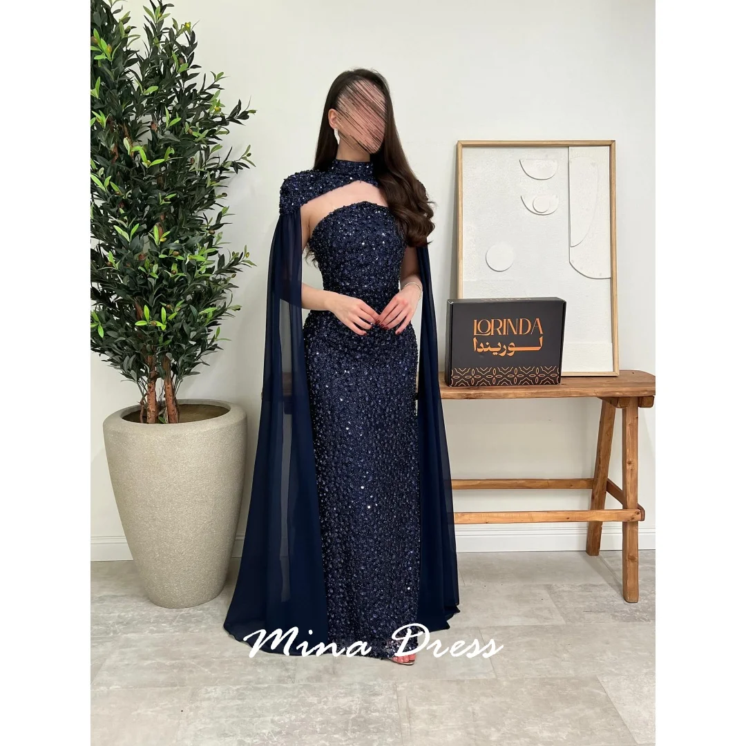

Mina Customized Beads Dresses for Special Events Sequins. Tube Top Evening Dress Luxury Elegant Formal Women's Dresses Party