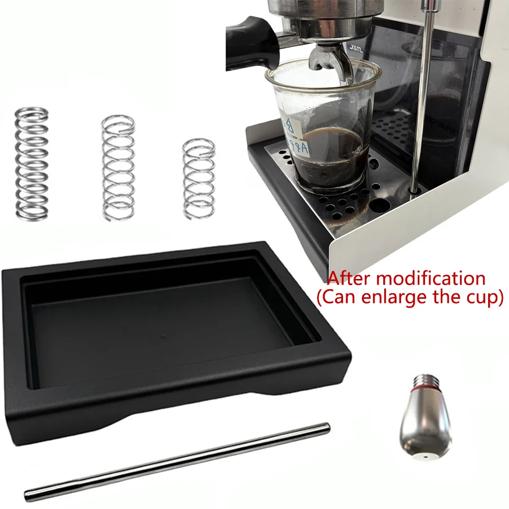Drip Tray 6-Bar 9-Bar 12 Bar OPV Low Profile Spring Retrofit Kit for Gaggias Classic Pro Thin Drip Tray Coffee Accessoies