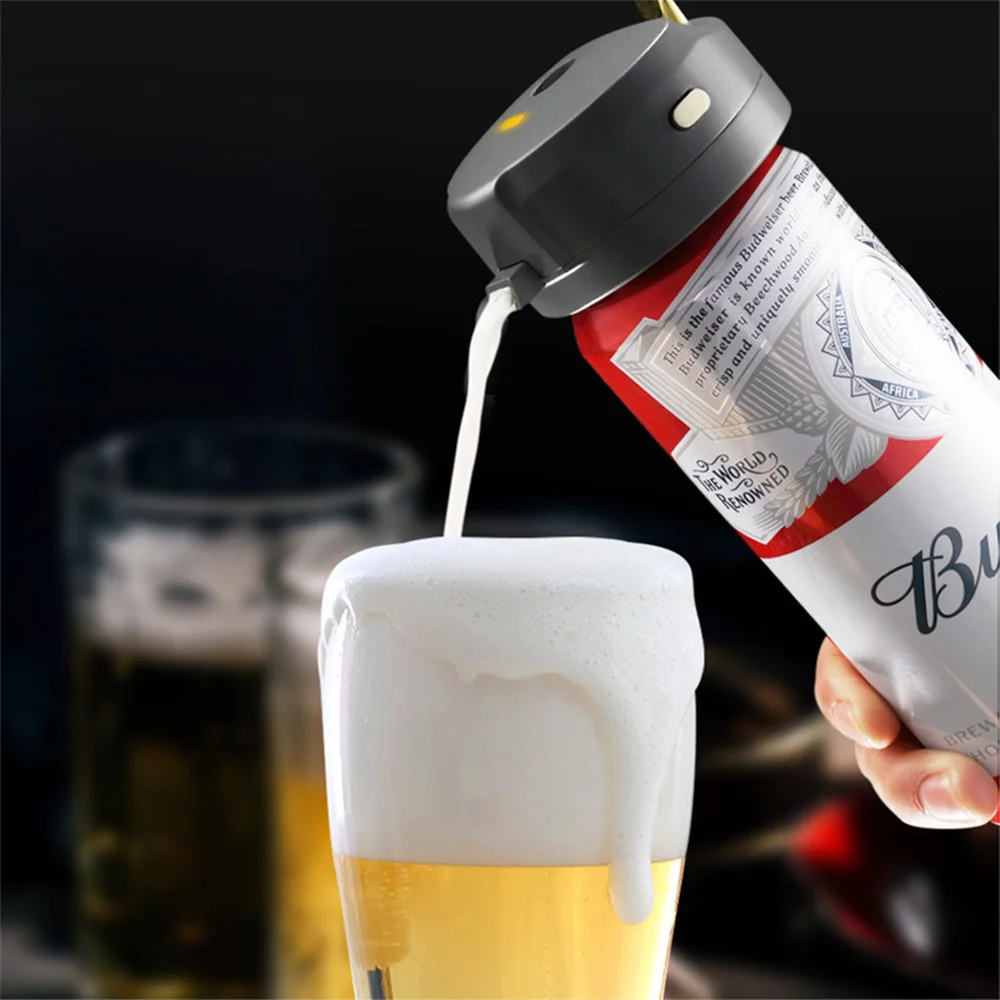 

Can Beer Foam Maker - Awesome Gift for Beer Lover, Ultra Fine Foam Enhance & Keep Beer Taste, Gifts for Thanksgiving & Christmas