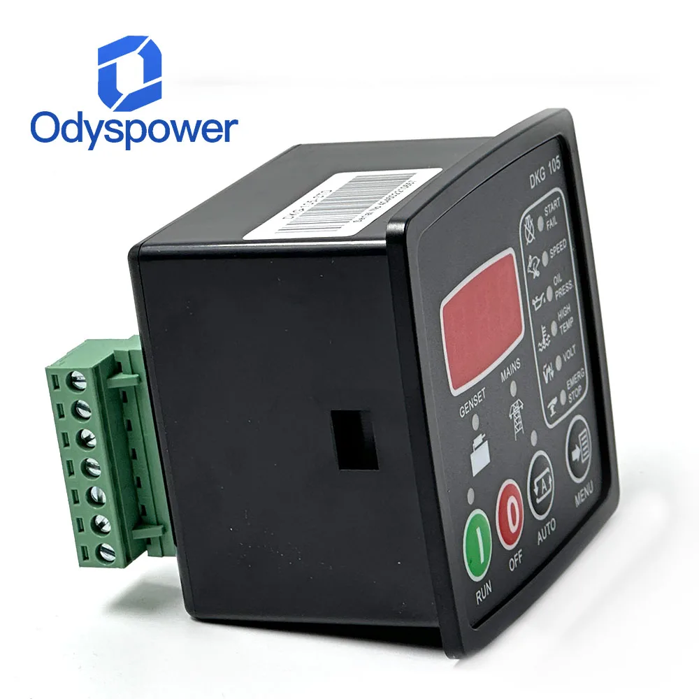 DKG‑105 Genset Controller Panel, Replacement Control Module Compatible with DATAKOM DKG105 for Diesel Generator Set Spare Parts