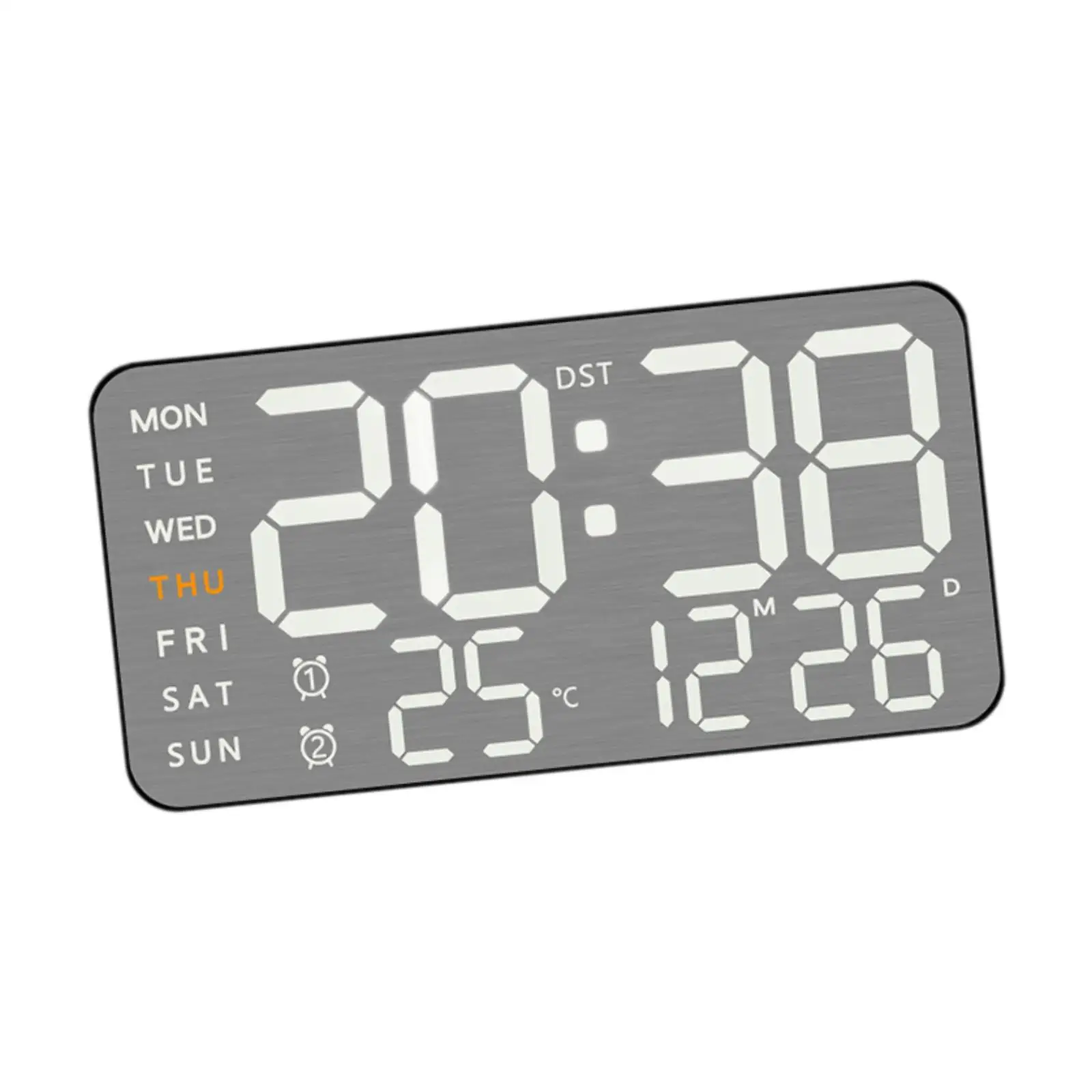 Digital Wall Clock Table Clock Hanging or Desk Large Display °C/°F Switchable