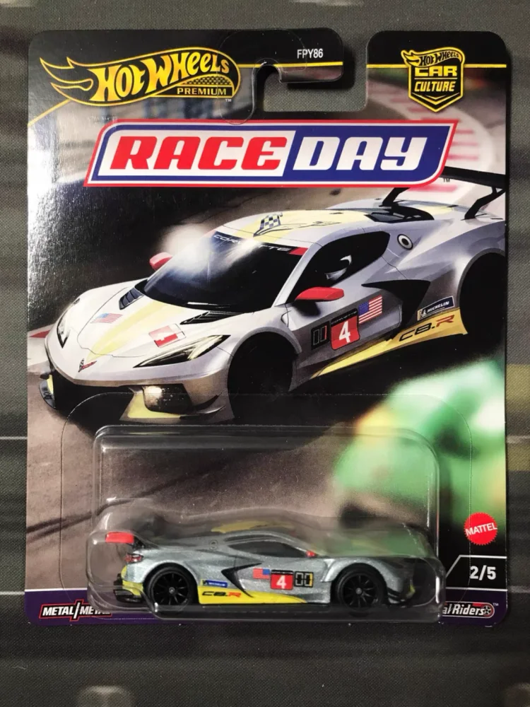 ホットウィール Fpy86 カーカルチャー - レースデー (D) ポルシェ BMW 日産 プレミアムダイキャストビークルモデルカー 誕生日 クリスマスギフト おもちゃ