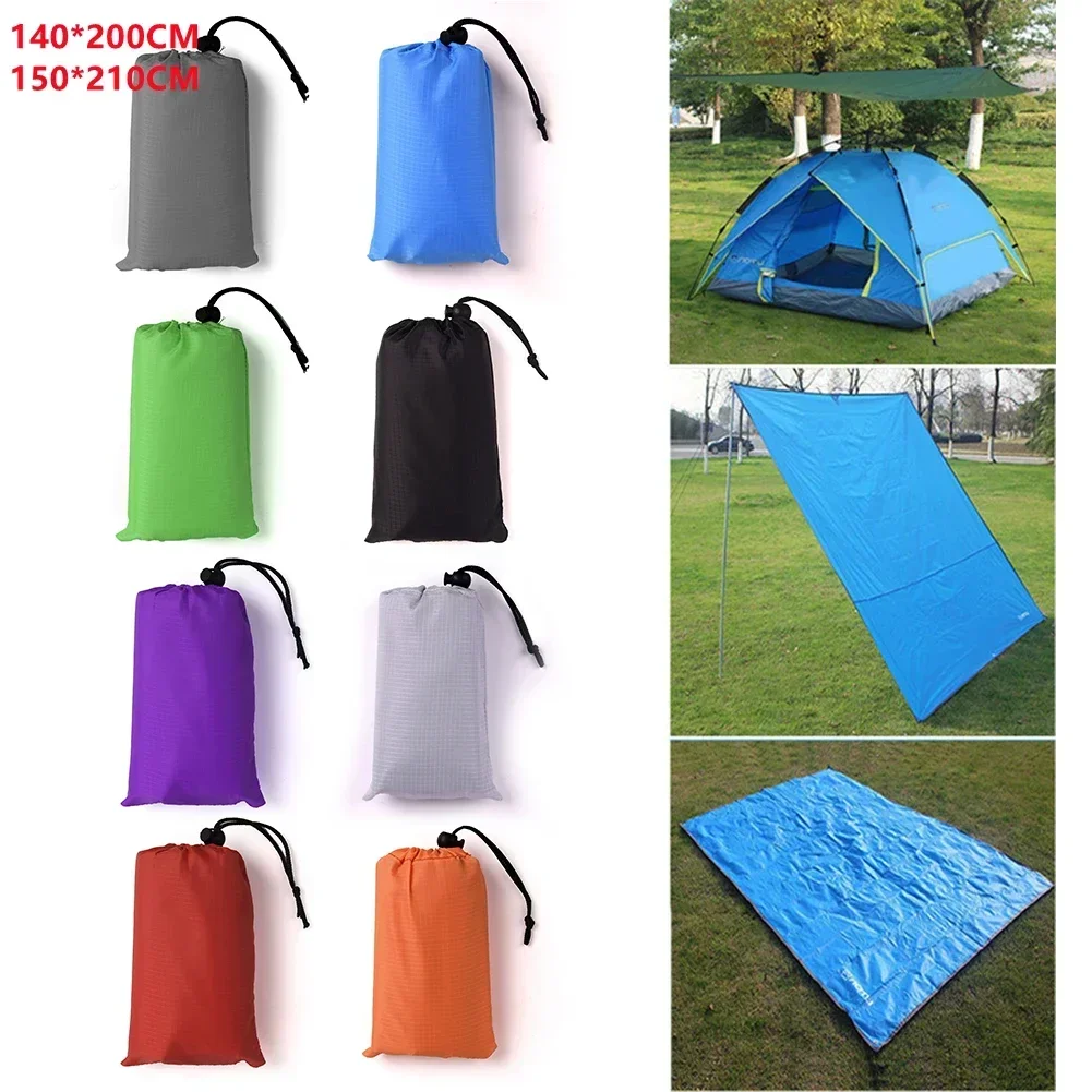 Tent Tarp Rain Sun Shade Hammocks Shelter Camping Survival Sun Shelter Picnic Awning Cover Waterproof Out Hiking Accessory N E W