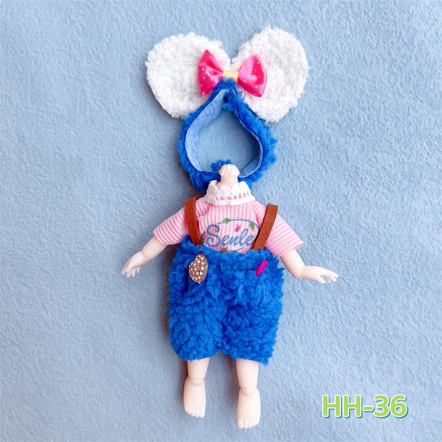 Girls Toy 16-17cm Doll Clothes DIY Dressup Suit  Dolls Accessory